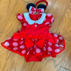 Minnie Mouse Costume- Size 12-18 Months